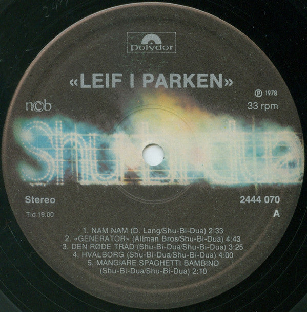 Shu-Bi-Dua : Leif I Parken (LP, Album, Cus)