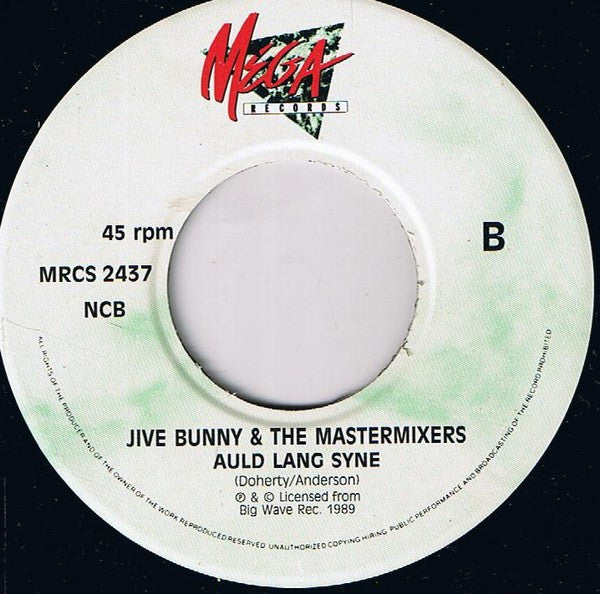 Jive Bunny And The Mastermixers : Let's Party / Auld Lang Syne (7", Single)