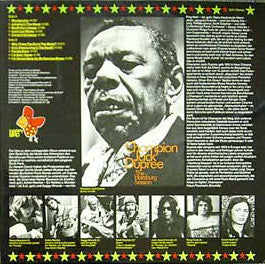 Champion Jack Dupree Featuring Rainer Baumann, Gagey Mrozek, Achim Reichel, Steffi Stephan, Jean-Jacques Kravetz, Ringo Funk, Stefan Wulff : The Hamburg Session (LP, Album)