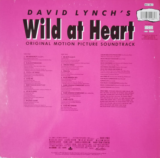 Various : David Lynch's Wild At Heart (Original Motion Picture Soundtrack) (LP, Comp)