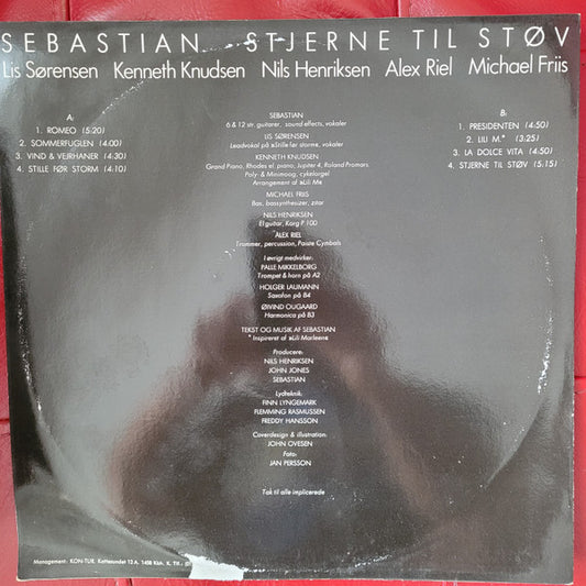 Sebastian (5) : Stjerne Til Støv (LP, Album, RE)