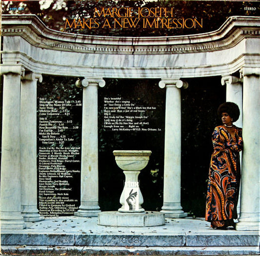 Margie Joseph : Margie Joseph Makes A New Impression (LP, Album)