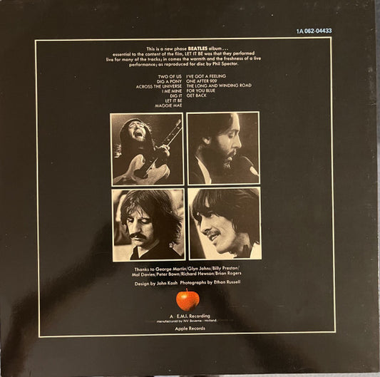 The Beatles : Let It Be (LP, Album, RE)