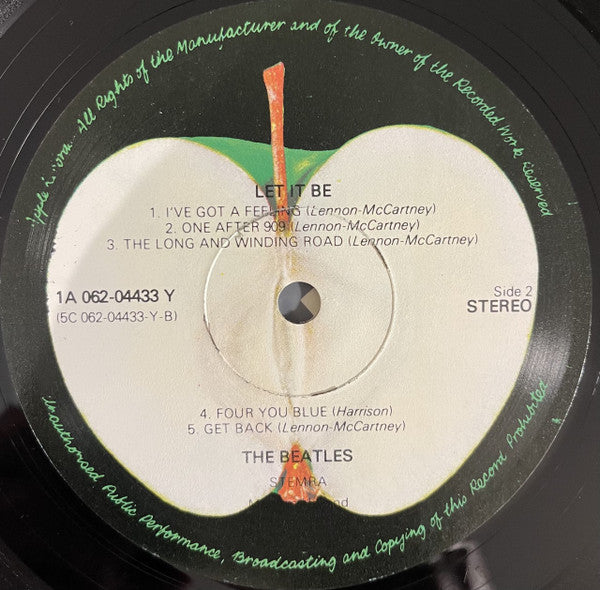 The Beatles : Let It Be (LP, Album, RE)