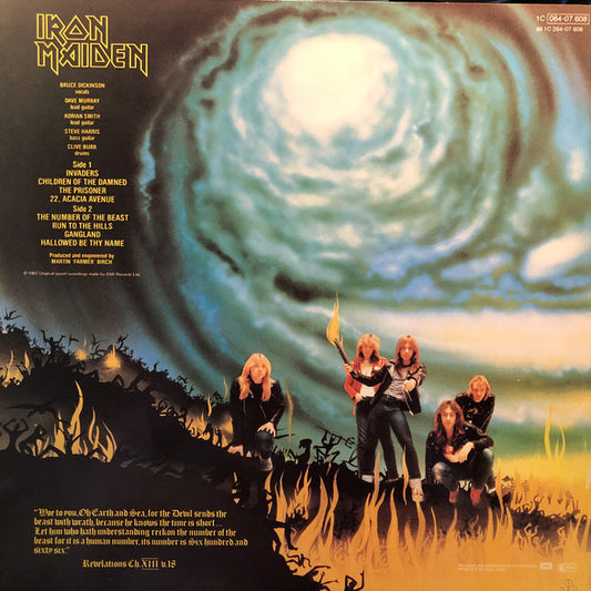 Iron Maiden : The Number Of The Beast (LP, Album)