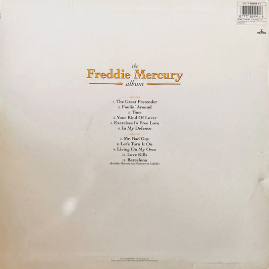 Freddie Mercury - The Freddie Mercury Album (LP) (Very Good Plus (VG+)) - Skanderborg Vinyl