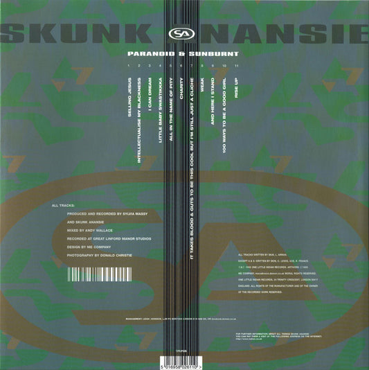 Skunk Anansie : Paranoid & Sunburnt (LP, Album, RE)