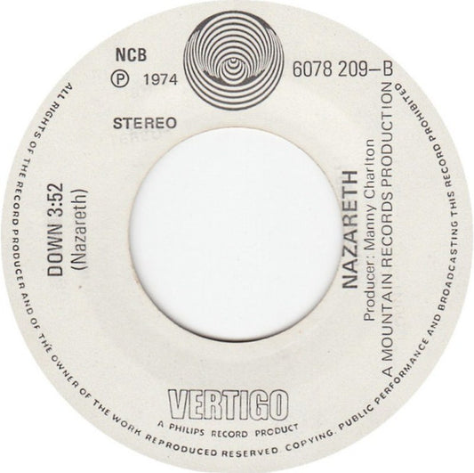 Nazareth (2) : Love Hurts (7", Single)