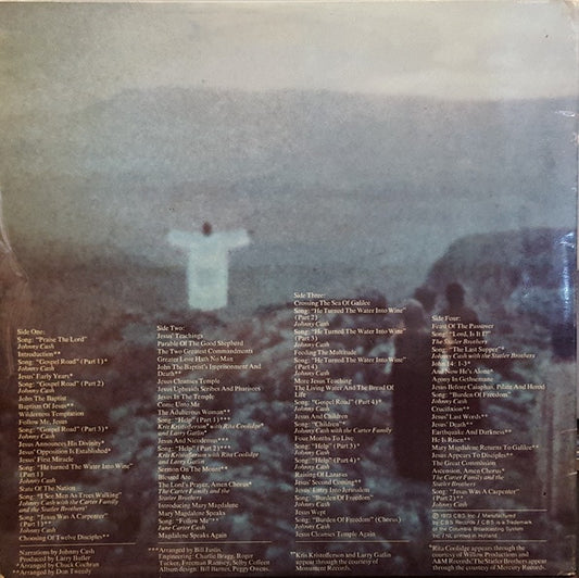 Johnny Cash : The Gospel Road (Original Soundtrack Recording) (2xLP, Album, Gat)