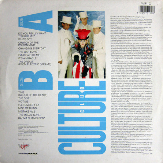 Culture Club - The Best Of Culture Club (LP) (Very Good Plus (VG+)) - Skanderborg Vinyl