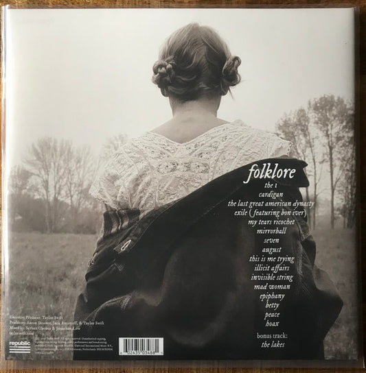 Taylor Swift : Folklore (2xLP, Album, Dlx, RP, Bei)