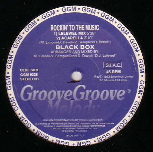 Black Box - Rockin' To The Music (12") (Very Good Plus (VG+)) - Skanderborg Vinyl