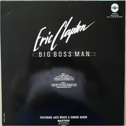 Eric Clapton Featuring Jack Bruce & Ginger Baker - Big Boss Man (LP) (Very Good Plus (VG+)) - Skanderborg Vinyl