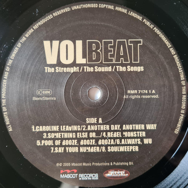 Volbeat : The Strength / The Sound / The Songs (LP, Album, M/Print)