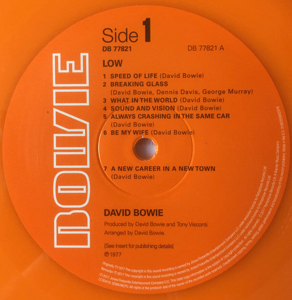 David Bowie - Low (LP) (Near Mint (NM or M-)) - Skanderborg Vinyl