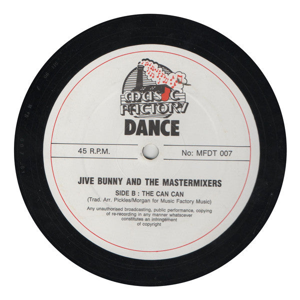 Jive Bunny And The Mastermixers : Can Can You Party (12")