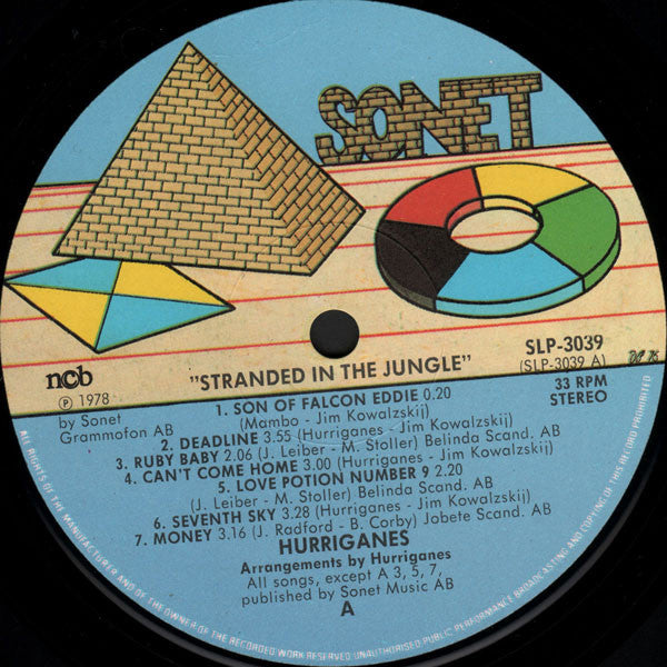 Hurriganes : Stranded In The Jungle (LP, Album)