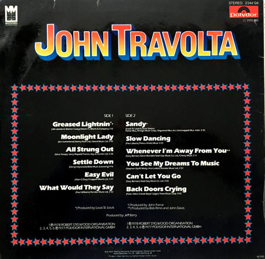 John Travolta : John Travolta (LP, Album, Comp)