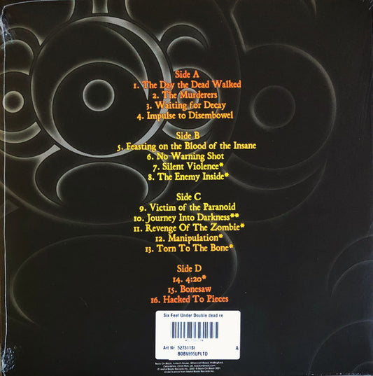 Six Feet Under : Double Dead (Redux) (2x12", Album, Ltd, RE, RM, Yel)