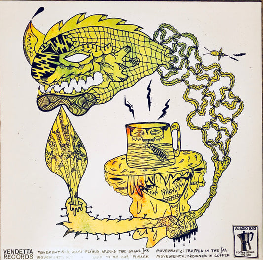 Nadja (5) / OvO (3) : The Life And Death Of A Wasp (LP, Album, Ltd)