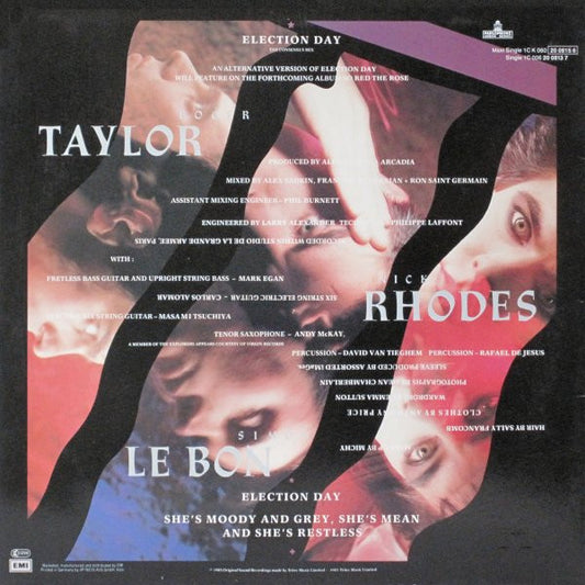 Arcadia - Election Day (The Consensus Mix) (12") (Very Good Plus (VG+)) - Skanderborg Vinyl