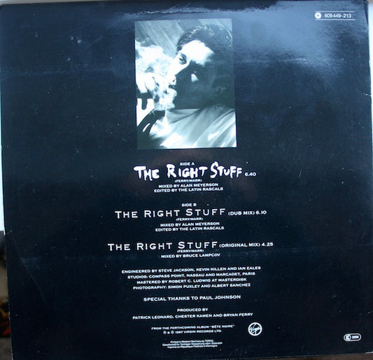 Bryan Ferry : The Right Stuff (12")