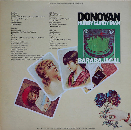 Donovan - Barabajagal / Hurdy Gurdy Man (2xLP) (Very Good Plus (VG+)) - Skanderborg Vinyl