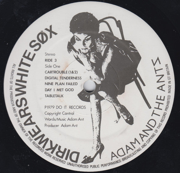 Adam And The Ants : Dirk Wears White Søx (LP, Album, RP, Dam)