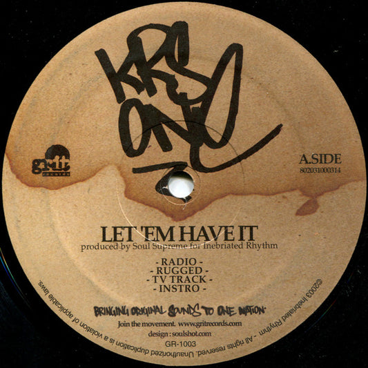 KRS-One : Let 'Em Have It / F*cked (12")