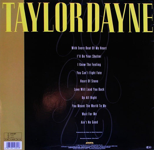 Taylor Dayne : Can't Fight Fate (LP, Album)