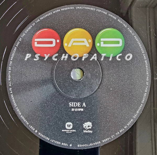 D:A:D* : Psychopatico (2xLP, Album, RM)