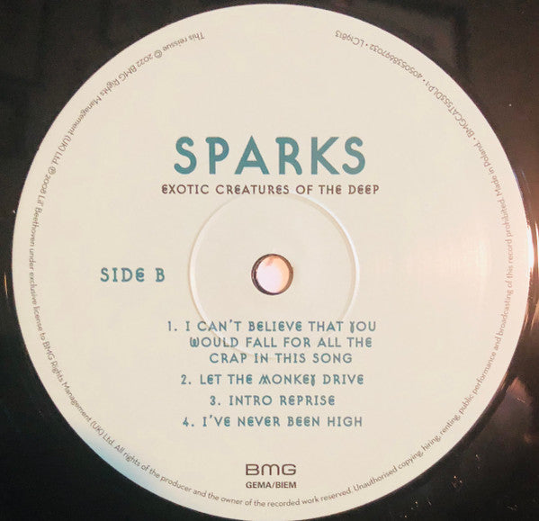 Sparks : Exotic Creatures Of The Deep (2xLP, Album, RE, RM, Gat)