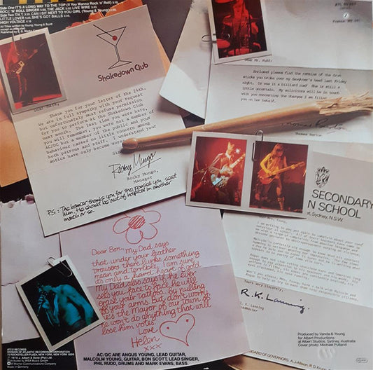 AC/DC - High Voltage (LP) (Very Good Plus (VG+)) - Skanderborg Vinyl