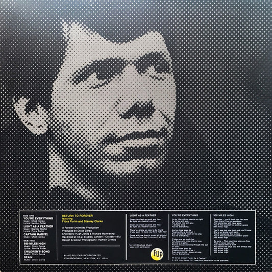 Chick Corea & Return To Forever - Light As A Feather (LP) (Very Good Plus (VG+)) - Skanderborg Vinyl