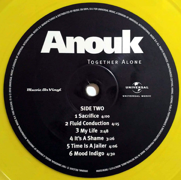 Anouk : Together Alone (LP, Album, Ltd, Num, RE, Yel)