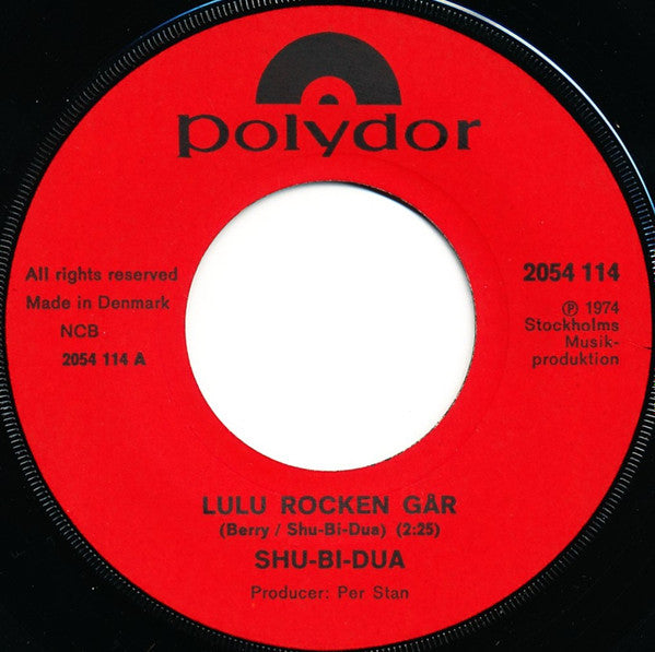 Shu-Bi-Dua : Lulu Rocken Går / Midnatsluskeren (7", Single, Lar)