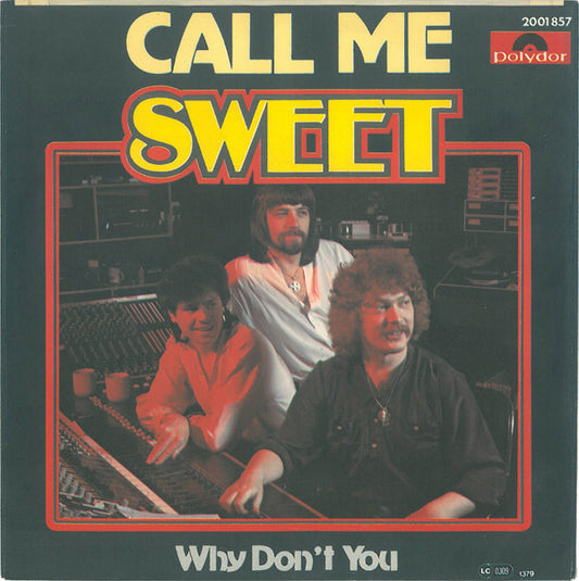 The Sweet : Call Me (7", Single)