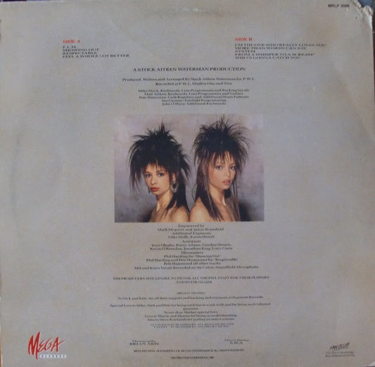 Mel & Kim : F.L.M. (LP, Album)