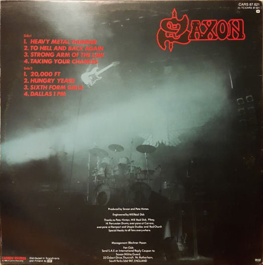 Saxon : Strong Arm Of The Law (LP, Album, Gat)