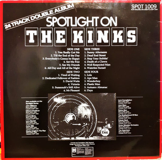 The Kinks : Spotlight On The Kinks (2xLP, Comp)