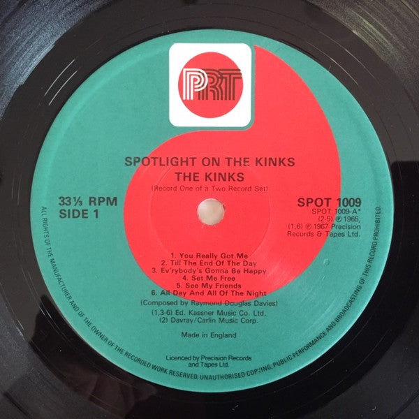 The Kinks : Spotlight On The Kinks (2xLP, Comp)