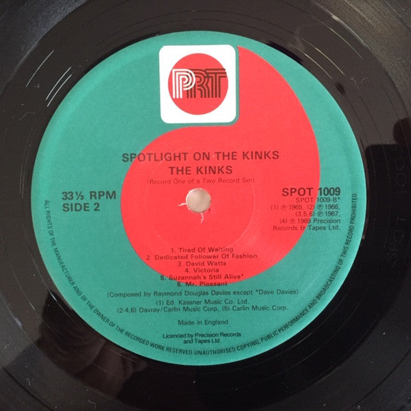 The Kinks : Spotlight On The Kinks (2xLP, Comp)