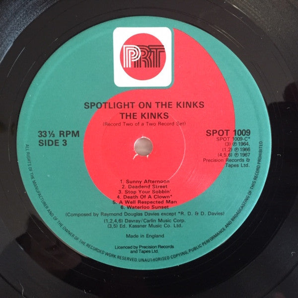 The Kinks : Spotlight On The Kinks (2xLP, Comp)