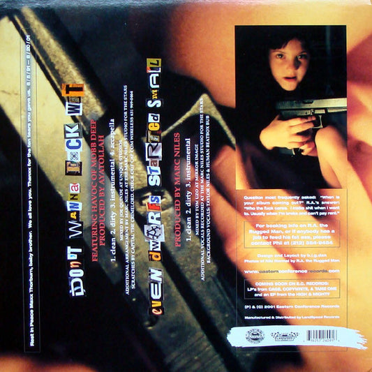 R.A. The Rugged Man : Don't Wanna Fuck Wit (12")