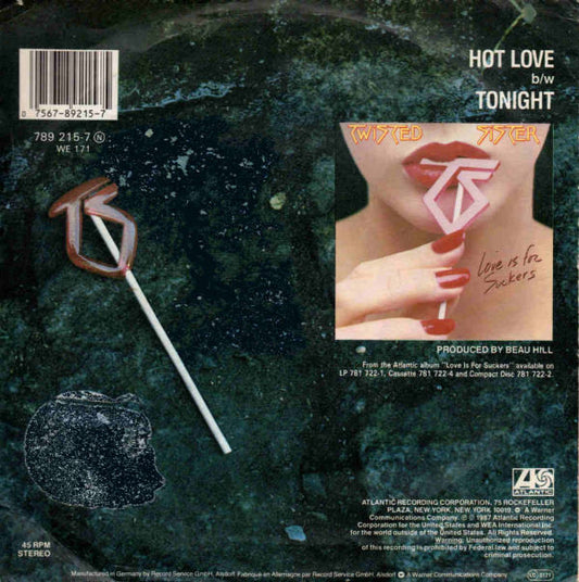 Twisted Sister : Hot Love (7", Single)