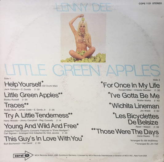 Lenny Dee (2) : Little Green Apples (LP)