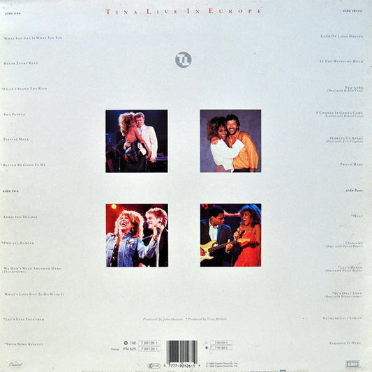 Tina Turner : Tina Live In Europe (2xLP, Album, Gat)