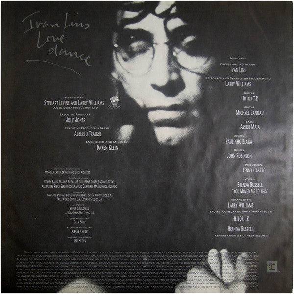 Ivan Lins : Love Dance (LP, Album)