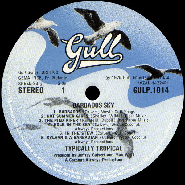 Typically Tropical : Barbados Sky (LP, Album)