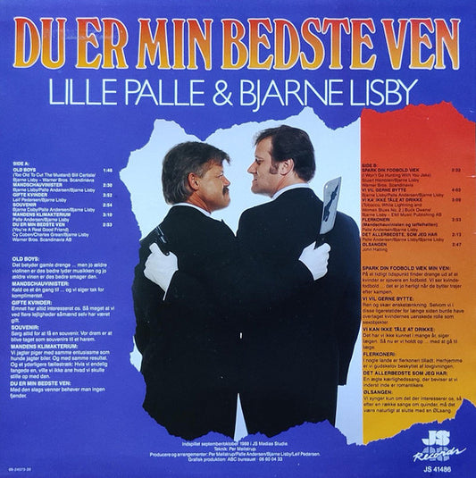 Lille Palle & Bjarne Lisby : Du Er Min Bedste Ven (LP)